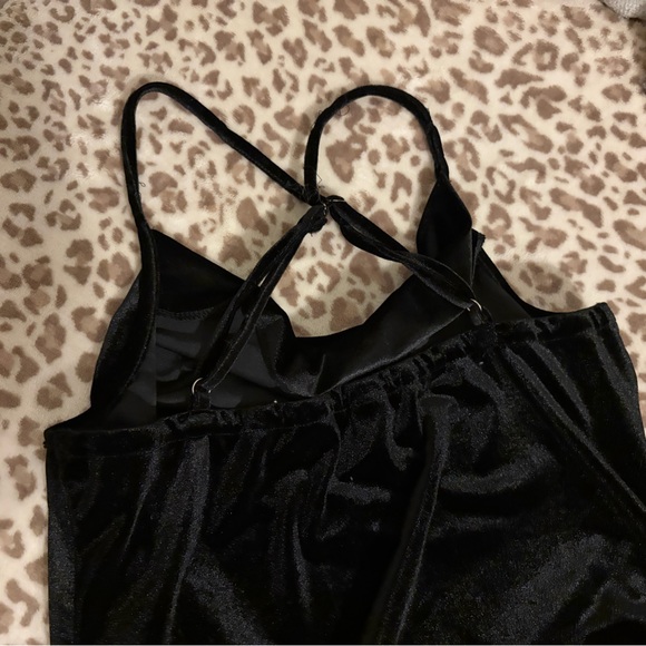 Velvet tight mini dress Trixxi size - Picture 3 of 3